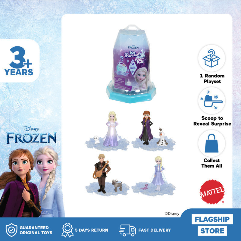 Jual Disney Frozen Ice Reveal Surprise Small Doll With Gel (Random ...