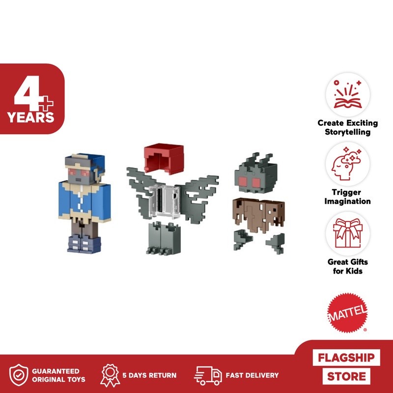 Jual Minecraft Creator Series Moth Creature - Mainan Action Figure ...