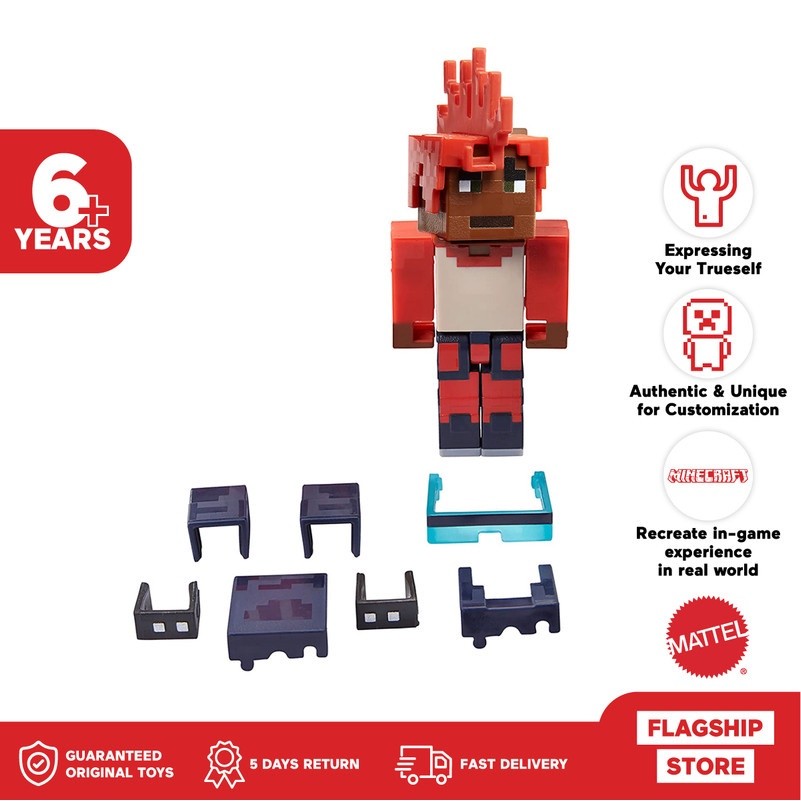 Jual Minecraft Creator Series Wrist Spikes Figure - Mainan Action ...