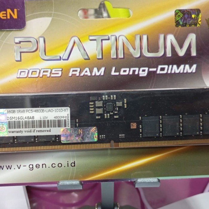 Jual memory PC ram ddr5 16gb 4800mhz vgen | Shopee Indonesia