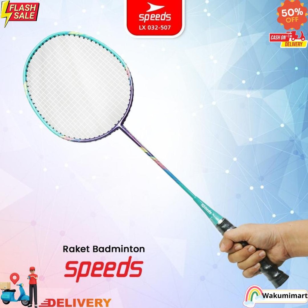 Jual Speeds Raket Badminton Raket Racket Bulu Tangkis Outdoor Original ...