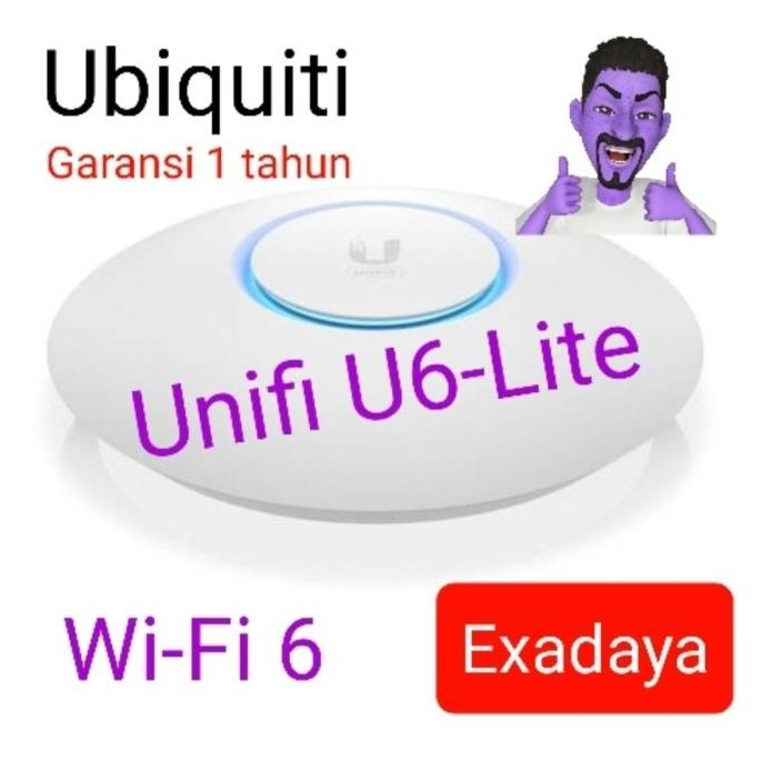 Jual Ubiquiti UniFi U6-Lite / UAP 6 Lite Ceiling Access Point Wi-Fi 6 ...