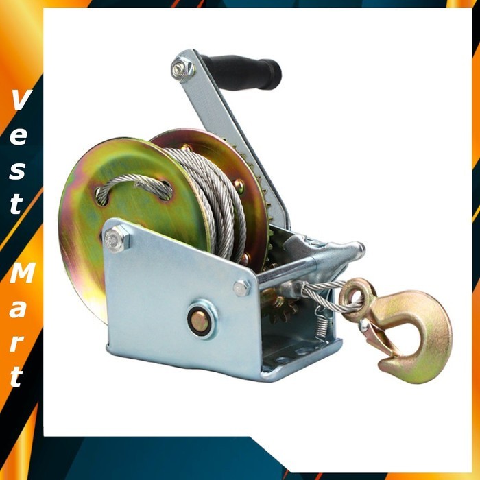 Jual Katrol Besi Kanopi Sliding Manual 800Lbs/350Kg Termasuk Tali Slink ...