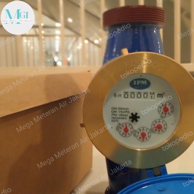 Jual Water Meter 2 Inch Drat Dn 50Mm/Meteran Air Bersih | Shopee Indonesia