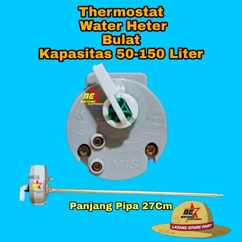 Jual Thermostat Water Heater Ariston Bulat 27 CM Termostat Thermowatt ...