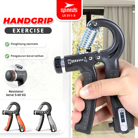 SPEEDS Handgrip Hand Grip 5-60 kg Alat bantu fitness Otot lengan Portable 011-3