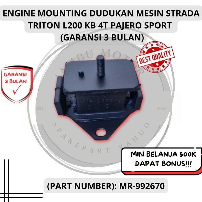 Jual ENGINE MOUNTING DUDUKAN MESIN STRADA TRITON L200 KB 4T PAJERO ...