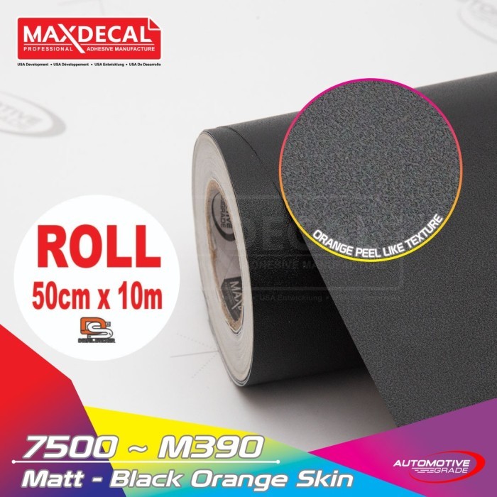 Jual Promo Roll Sticker Skotlet Hitam Kulit Jeruk Maxdecal M390 Hitam ...