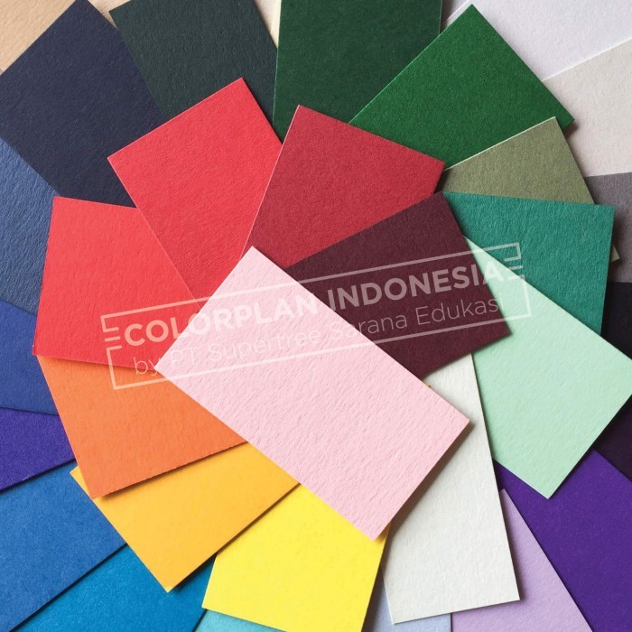 Jual Kertas Colorplan 135gr size A3 (1 Pack isi 4 lembar per warna ...
