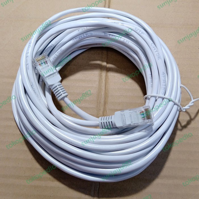Jual KABEL LAN KABEL LINE WIFI INTERNET 5M,10M,15M,20M,25M | Shopee ...