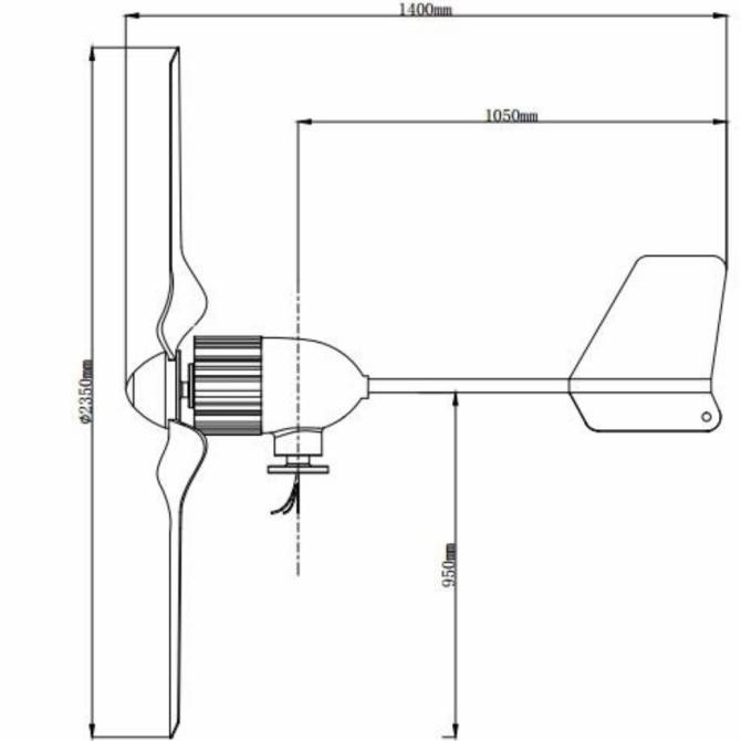 Jual Generator Wind Turbine 1000W Pembangkit Listrik Tenaga Bayu Pltb ...