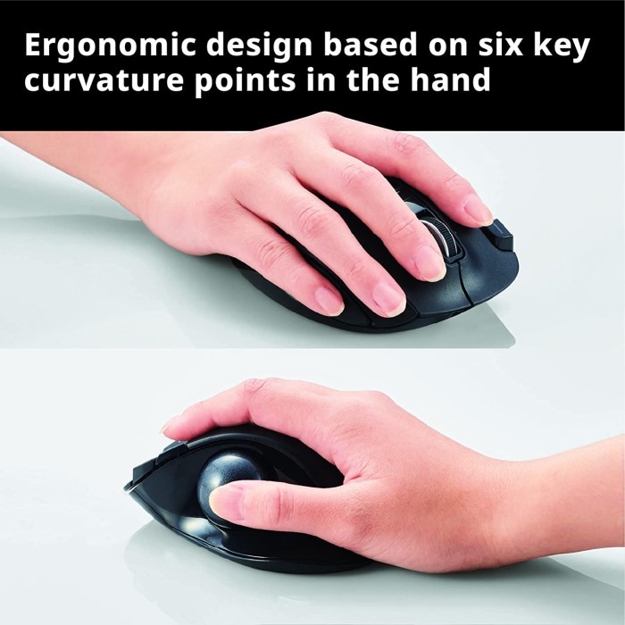 Jual ELECOM Wireless Track Ball Mouse 6-Button Function Ergonomic M ...
