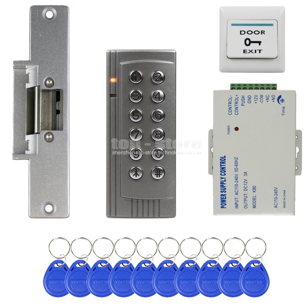 Jual DIYSECUR RFID 125KHz Reader Keypad Acss Control System | Shopee ...