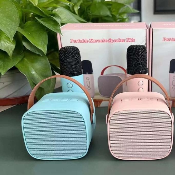 Jual Speaker Karaoke Bluetooth Mini Portable Full Bass Wireless ...