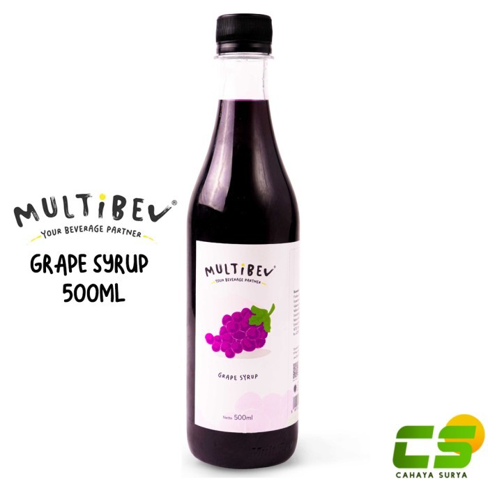 Jual Multibev Sirup / Syrup - Grape Syrup 500 ml (Sirup Anggur ...