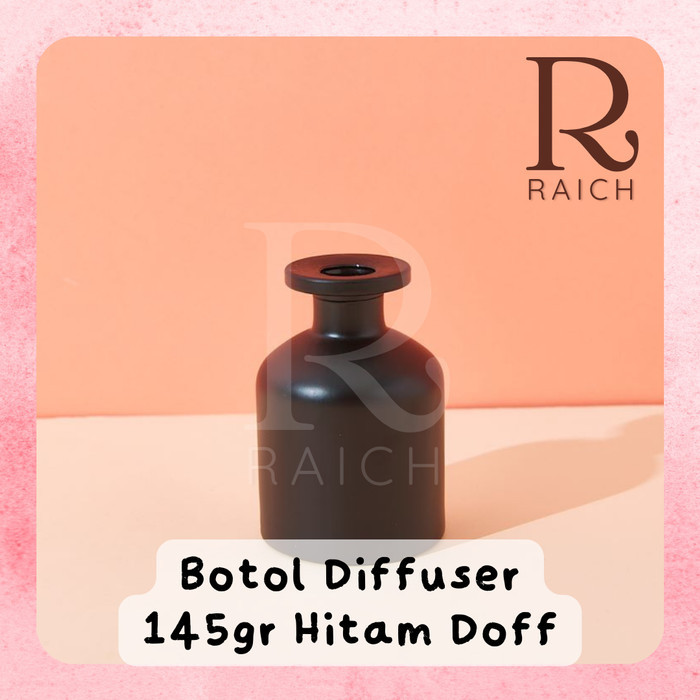Jual Botol Reed Diffuser 145gr Hitam Kaca Tebal Aromatherapy ...