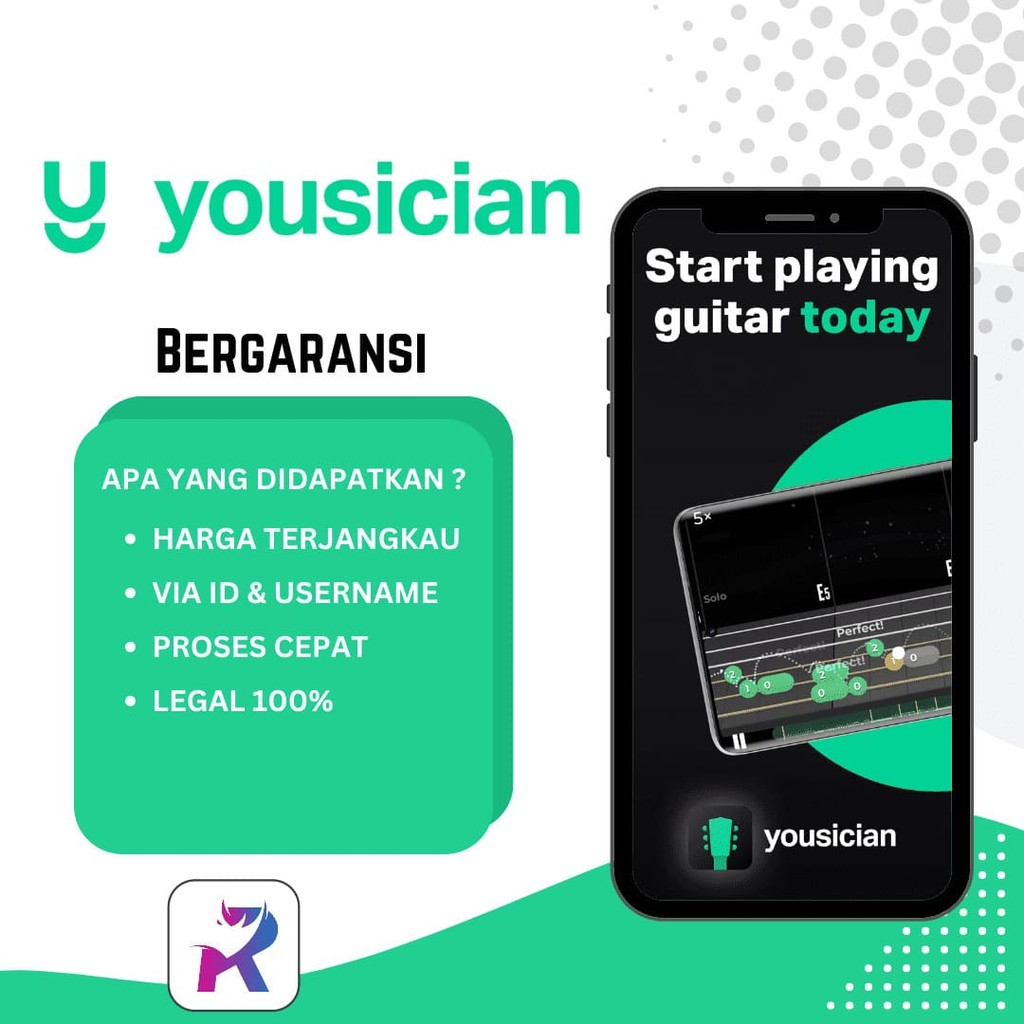 Jual Yousician Pro 1 Tahun Aplikasi Premium Latihan Musik Training