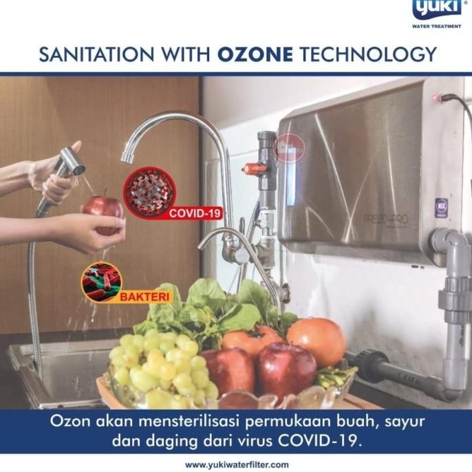 Jual KRAN CUCI BUAH/SAYUR YUKI OZOTECH ARG (ANTIMICROBIAL RINSE ...