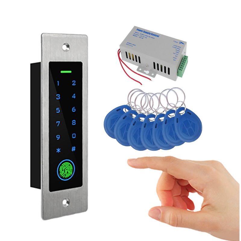 Jual Keyless Door Lock Waterproof Fingerprint Access Control Standalone ...