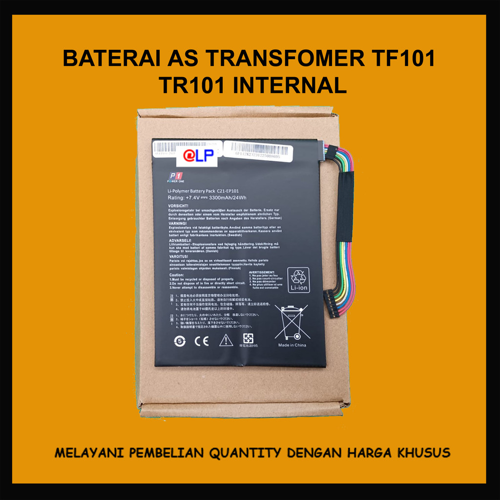 XITAIAN Batteria C21-EP101 7.4V 3300mAh – Ricambio Per ASUS Eee Pad Transformer TF101 / TR101 - 5