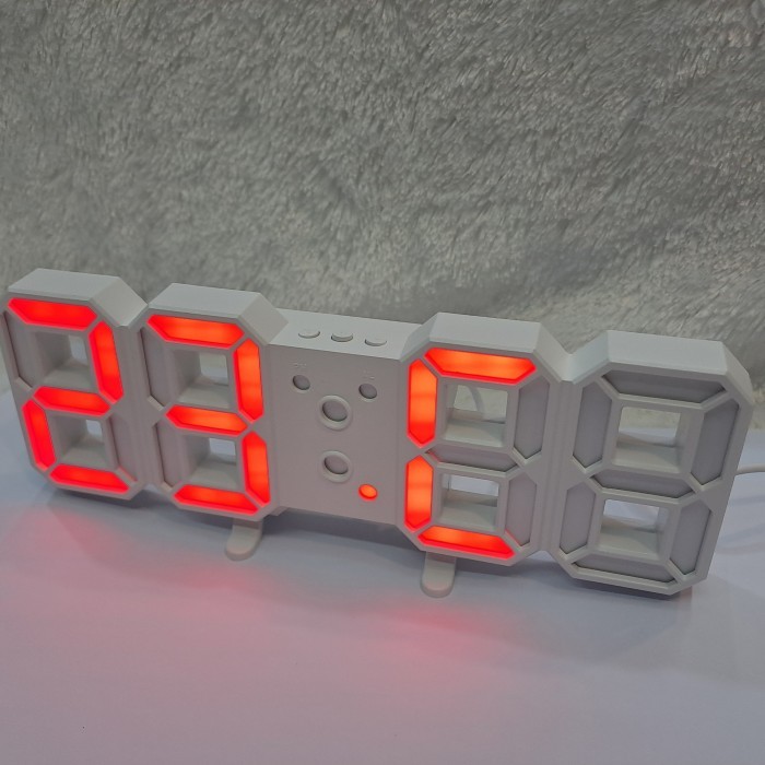 Jual Jam Dinding Digital Led Meja Unik dan Artistik Merah / Hijau ...