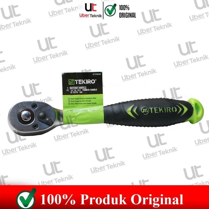 Jual Produk Baru!! TEKIRO Ratchet Handle / Gagang Rachet Karet 1/4 ...