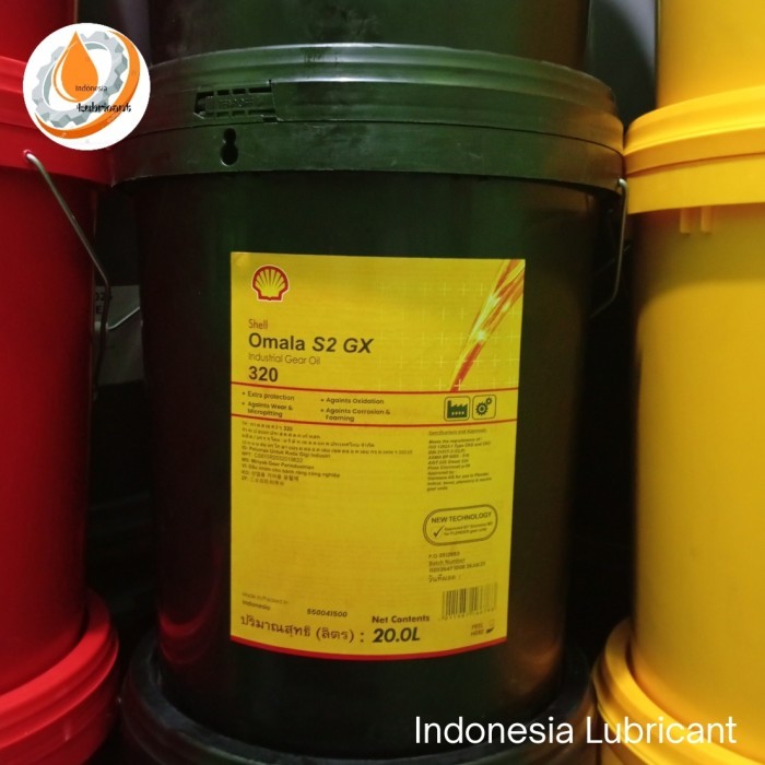Jual DOVASOID SHELL OMALA S2 GX 320 OIL GEAR ISO VG 320 PAIL 20 LITER ...