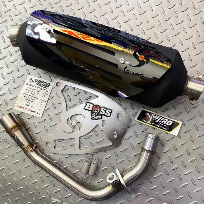Jual Knalpot Shijiro Standar Racing Special Black Vespa Sprint Prima S ...