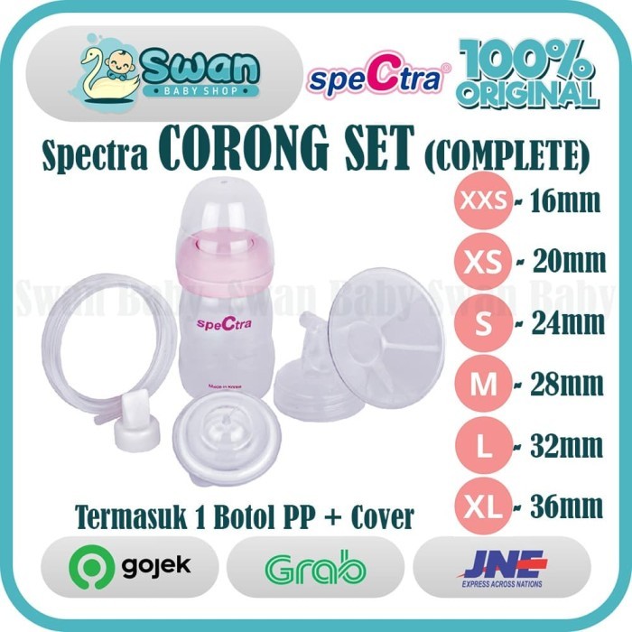 Jual SPECTRA BREAST SHIELD SET + BOTTLE / CORONG SET SPECTRA - PART ...