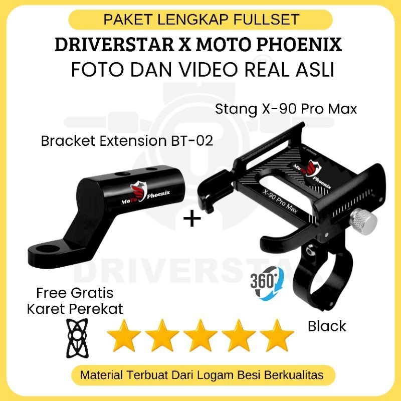 Jual Discount ( Fullset ) Holder Stang Motor Moto Phoenix X-70 Pro ...