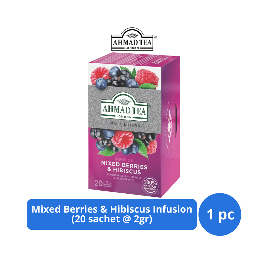 Ripley - AHMAD TEA - MIXED BERRIES - 60 BOLSITAS DE TÉ FRUTOS ROJOS