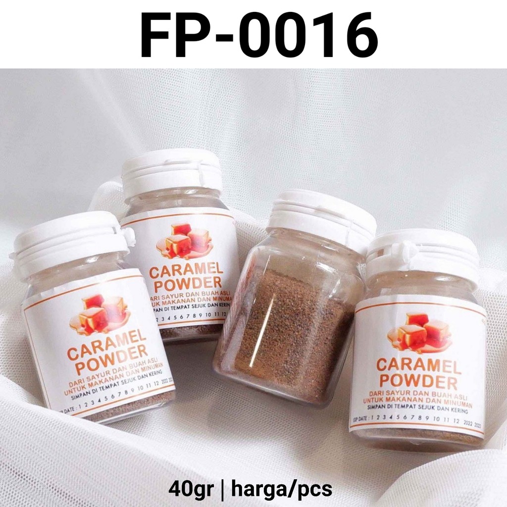 Jual FP-0016 Food powder perasa pewarna makanan 40gr karamel caramel ...