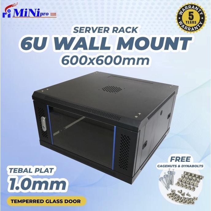 Jual CO RACK SERVER 6U WALL MOUNT 600x600mm | Shopee Indonesia