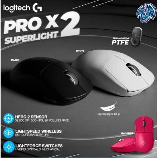 Jual Logitech G Pro X Superlight 2 Esports Wireless Mouse New Stok ...