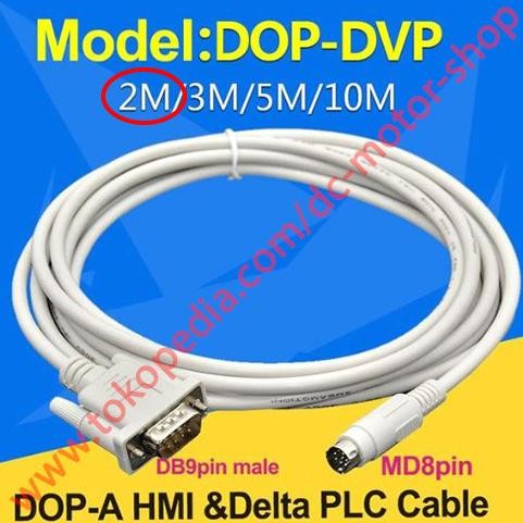 Jual DOP - DVP Kabel Komunikasi Delta HMI Touch Panel DOP to DVP PLC ...