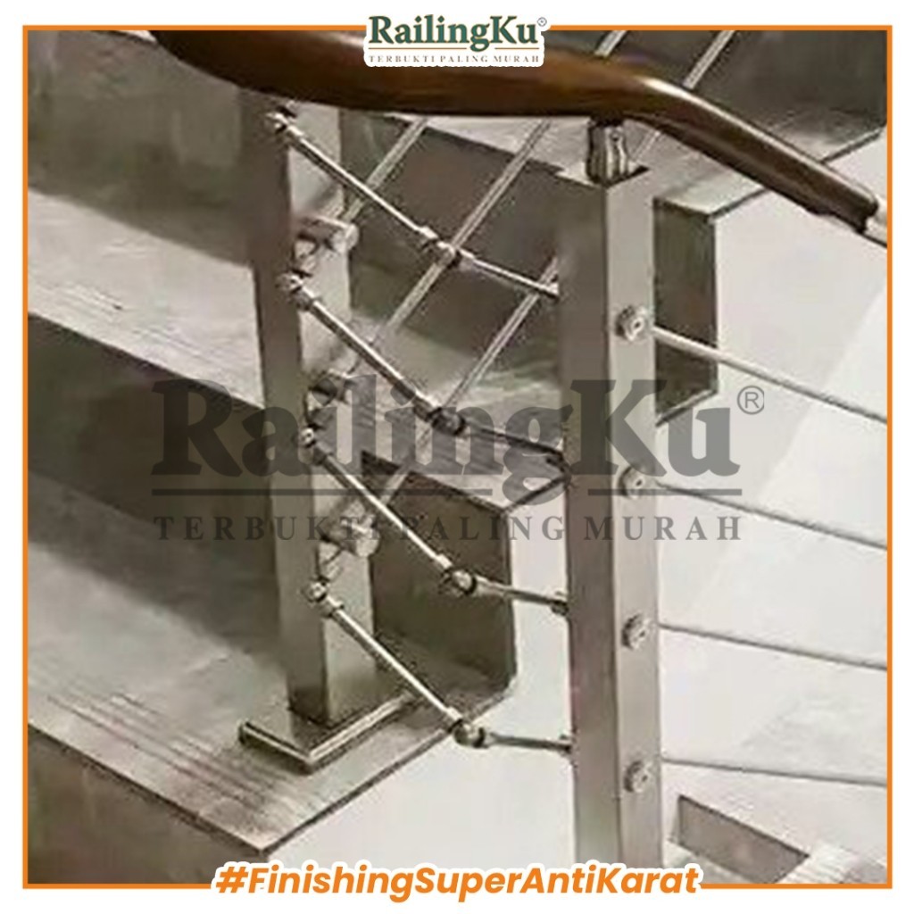 Jual Railingku Aksesoris Railing Flexible Pipa Pagar 1/2 Inch Stainless ...