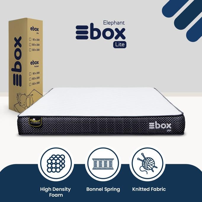 Jual Elephant Ebox Lite Kasur springbed in a box Bonnell Spring ...