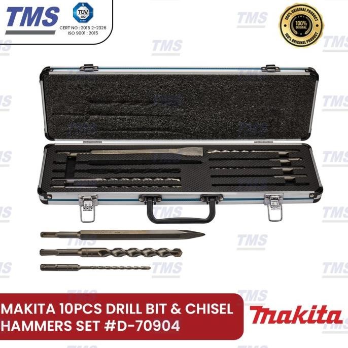 Jual Sale Tct Mata Bor & Chisel Sds Plus Set Makita 10Pcs #D-70904 ...