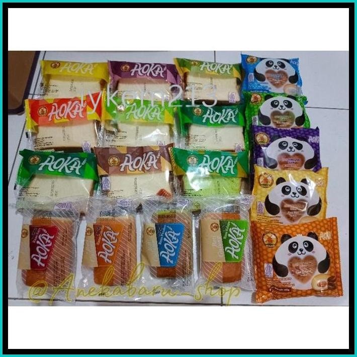 Jual (GOJEK/GRAB) ROTI AOKA PANGGANG ( 1 DUS / 60 PCS ) | Shopee Indonesia