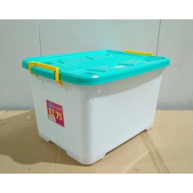 Jual Ezy Box Container Box Plastik 75 Liter 82 Liter Tempat Penyimpanan ...