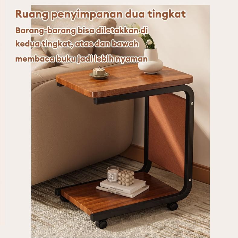 Jual IH Meja Laptop dengan Roda Meja Samping Tempat Tidur Portable Meja ...