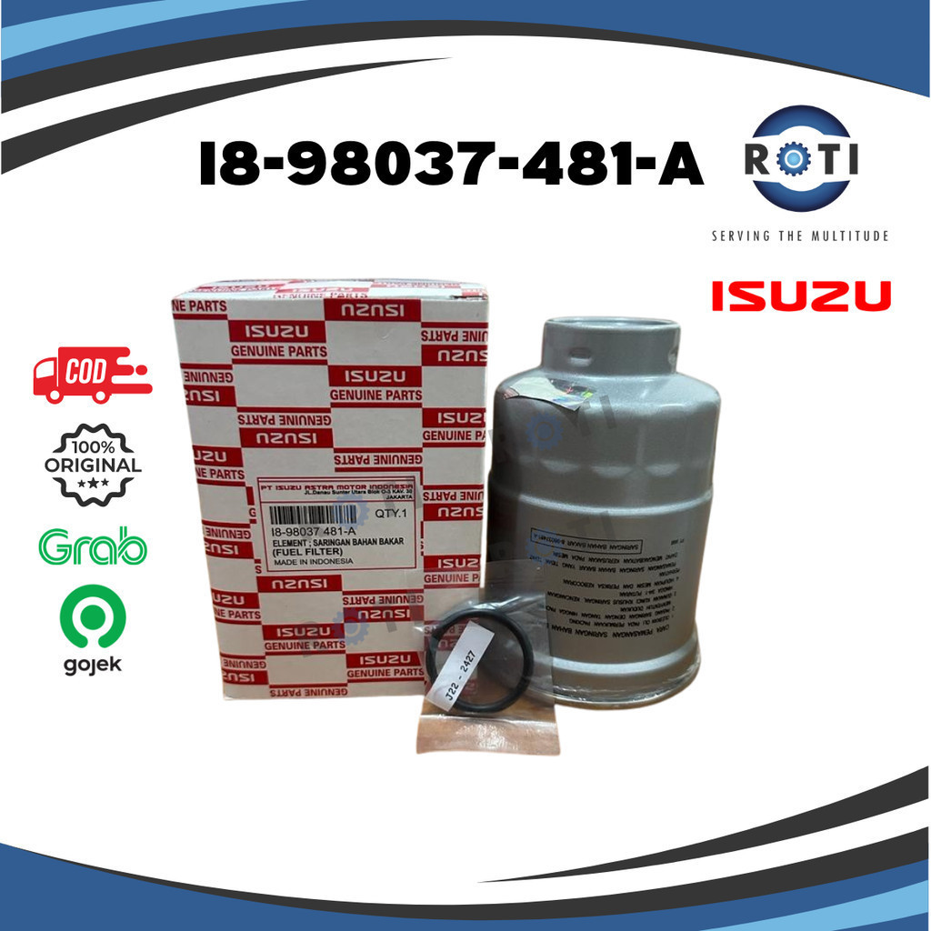 Jual ISUZU FILTER SOLAR NMR81, NPS81 I8-98037 481-A ORIGINAL | Shopee ...