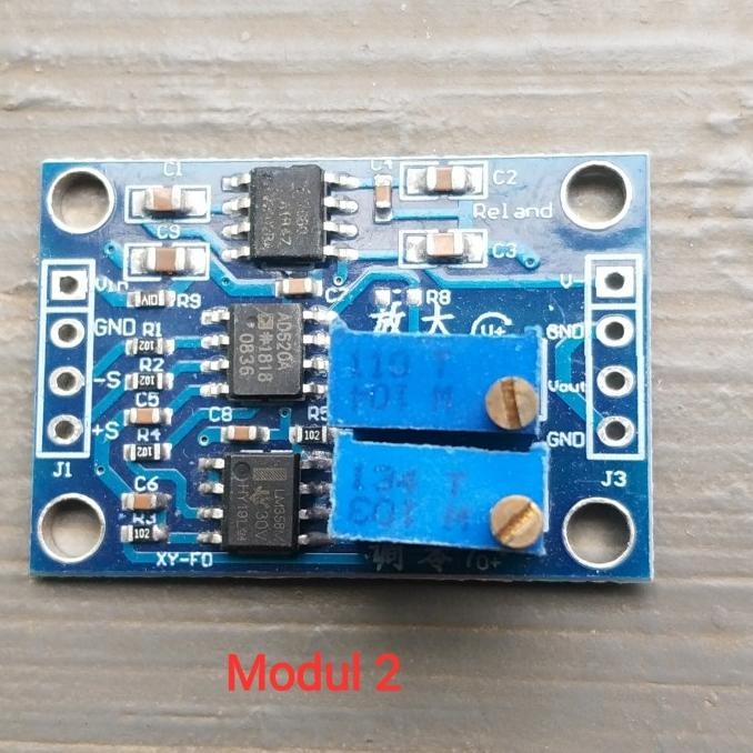 Jual Ad620 High Precession Modul Signal Amplifier Voltage Microvolt Mv ...