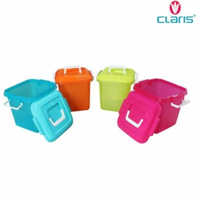 Jual CONTAINER BOX PLASTIK CLARIS 1057 24 LITER DENGAN HANDLE Q-BIC BOX ...