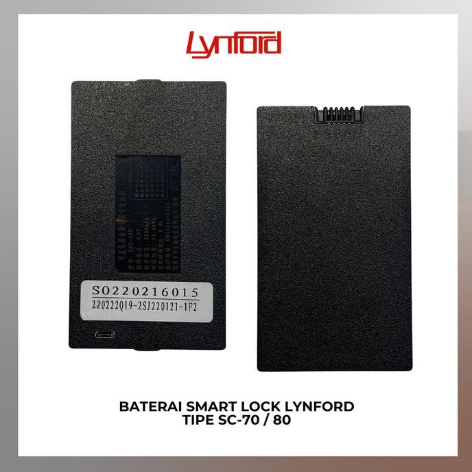 Jual Battery Lithium Smart Lock Lynford | Shopee Indonesia