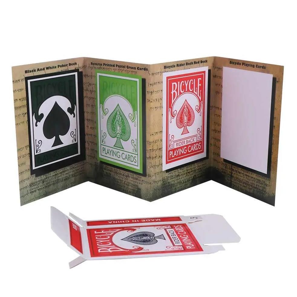 Jual Comedy Advertising Cards 3D Advertising Magic Tricks Card Gimmick ...