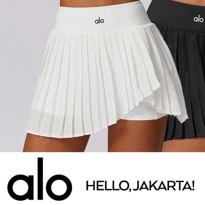 Jual 100%ORI ALO tenis Rok wanita/rok kebugaran yoga /kulot tenis anti ...