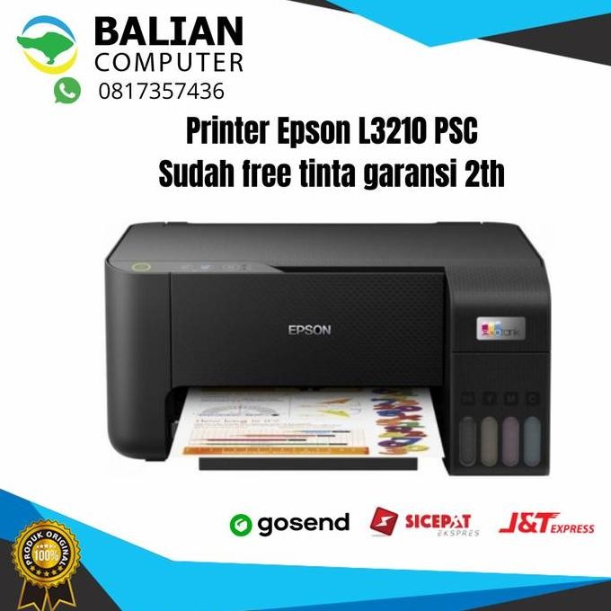 Jual Printer Epson L3210 Print Scan Copy, Resmi 2Th New Stok | Shopee ...