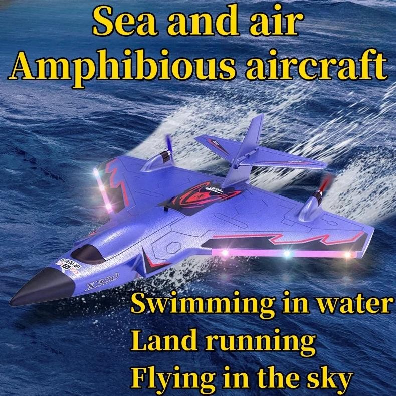 Jual Mini320 Sea, Land And Air Plane Epp Foam Remote Control Airplane ...