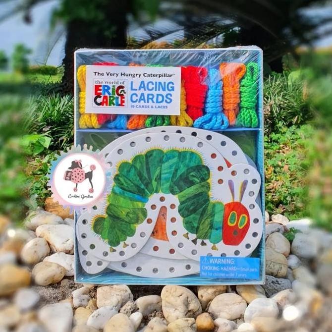 Jual The World of Eric Carle The Very Hungry Caterpillar Lacing Cards ...